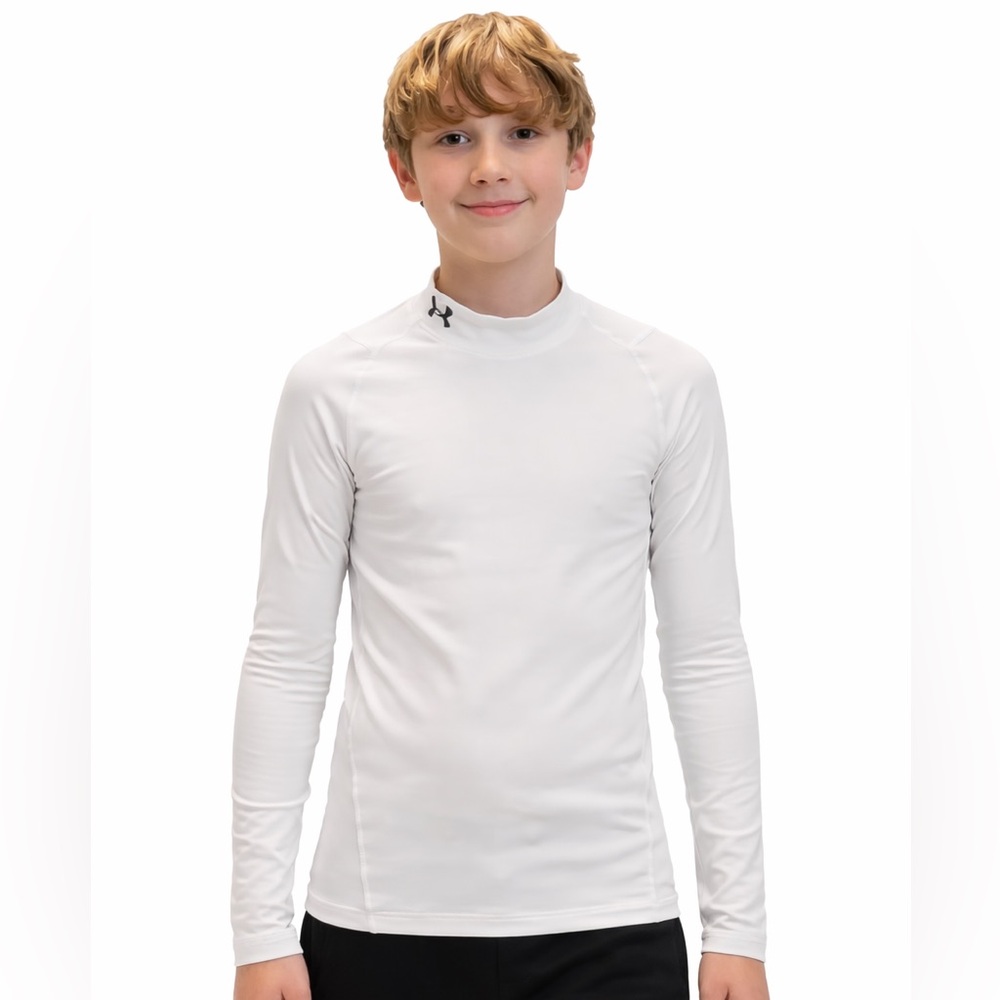 Under Armour White Long Sleeve Base Layer
